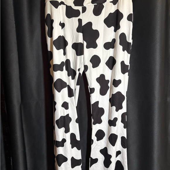 Pants - UMich Cow Print Leggings